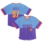 Purple/Light Limited Tommy Doyle Toddler Colorado Rockies Blue 2025 City Connect Jersey